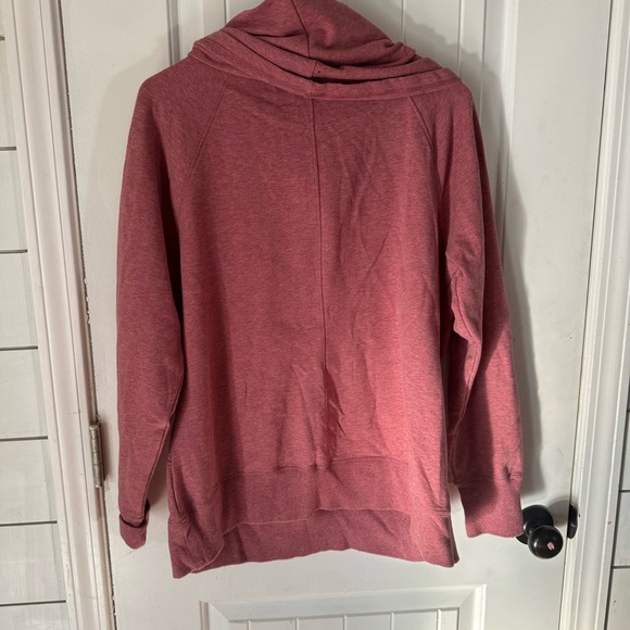 L.L. Bean Women's Pink Cowl Neck Sweater - Picture 6 of 6